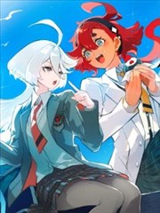 漫画改编封面台灯与稿纸